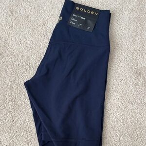 TNA Navy bike shorts